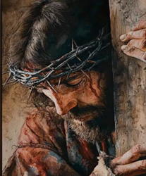 Wall Canvas - Jesus Carrying the Cross