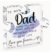 Acrylic Desktop Plaque (Dad)