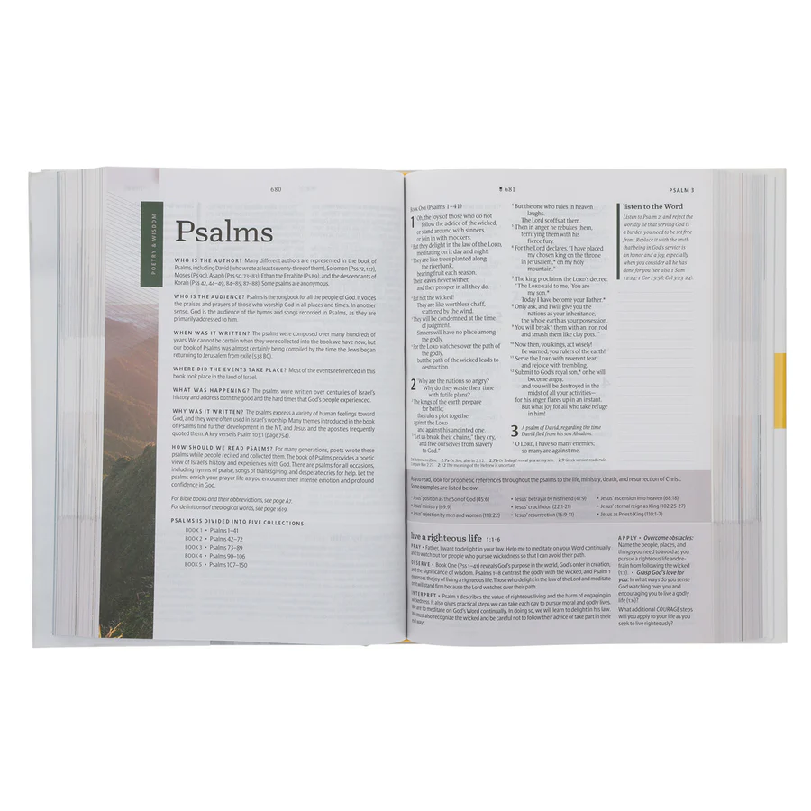 Bible - New Living Translation - Courage For Life - Study Bible For Men - Image 4
